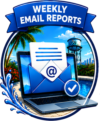 Pool Service St Petersburg Florida Weekly Email Reports